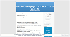 Desktop Screenshot of gmail67.wordpress.com