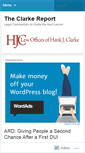 Mobile Screenshot of clarkereport.wordpress.com