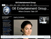 Tablet Screenshot of g6entertainment.wordpress.com