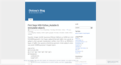 Desktop Screenshot of dixtosa.wordpress.com