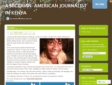 Tablet Screenshot of chikainkenya.wordpress.com