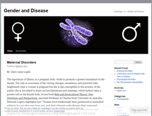 Tablet Screenshot of genderdisorders.wordpress.com