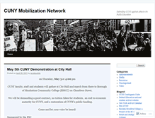 Tablet Screenshot of cunynetwork.wordpress.com