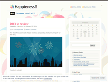 Tablet Screenshot of genuinehappiness.wordpress.com