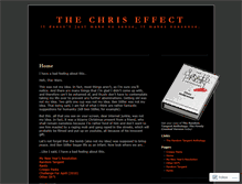 Tablet Screenshot of chriseffect.wordpress.com