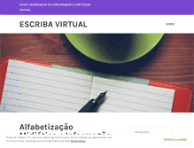 Tablet Screenshot of escribavirtual.wordpress.com