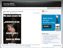 Tablet Screenshot of ichlugebullets.wordpress.com
