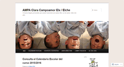 Desktop Screenshot of claracampoamorelx.wordpress.com