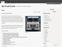 Tablet Screenshot of myfoodtruck.wordpress.com