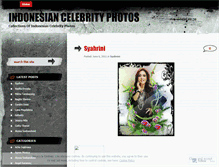 Tablet Screenshot of fotoselebriti.wordpress.com