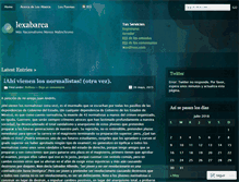 Tablet Screenshot of lexabarca.wordpress.com