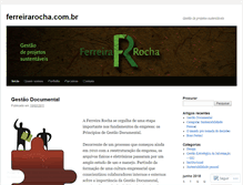 Tablet Screenshot of ferreirarocha.wordpress.com