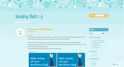 Desktop Screenshot of brainyfish.wordpress.com