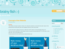 Tablet Screenshot of brainyfish.wordpress.com