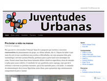 Tablet Screenshot of juventudesurbanas.wordpress.com