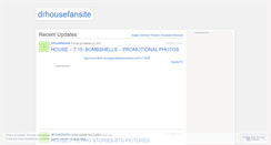 Desktop Screenshot of drhousefansite.wordpress.com