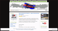 Desktop Screenshot of karatecostarica.wordpress.com