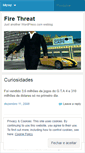 Mobile Screenshot of firethreat.wordpress.com
