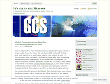 Tablet Screenshot of globalstrat.wordpress.com