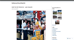 Desktop Screenshot of bitterechtschlecht.wordpress.com