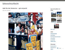 Tablet Screenshot of bitterechtschlecht.wordpress.com