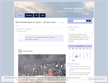 Tablet Screenshot of himmelunderde.wordpress.com