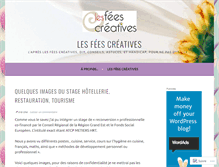 Tablet Screenshot of lesfeescreatives.wordpress.com