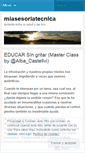 Mobile Screenshot of miasesoriatecnica.wordpress.com