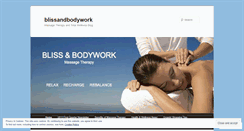 Desktop Screenshot of blissandbodywork.wordpress.com