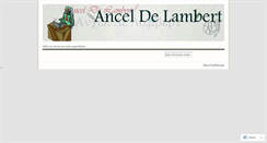 Desktop Screenshot of anceldelambert.wordpress.com