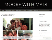 Tablet Screenshot of moorewithmadi.wordpress.com