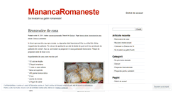 Desktop Screenshot of manancaromaneste.wordpress.com