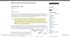 Desktop Screenshot of finventures.wordpress.com