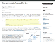 Tablet Screenshot of finventures.wordpress.com