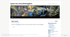 Desktop Screenshot of jonaverbrugghen.wordpress.com