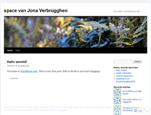 Tablet Screenshot of jonaverbrugghen.wordpress.com