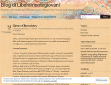 Tablet Screenshot of liberamentegiovani18.wordpress.com