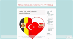 Desktop Screenshot of moremembersbetter.wordpress.com