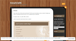 Desktop Screenshot of inesalicia06.wordpress.com