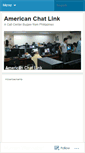Mobile Screenshot of americanchatlink.wordpress.com