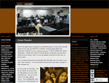 Tablet Screenshot of americanchatlink.wordpress.com