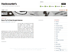 Tablet Screenshot of hackcounter.wordpress.com