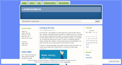 Desktop Screenshot of losingsomexs.wordpress.com