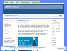 Tablet Screenshot of losingsomexs.wordpress.com
