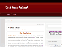 Tablet Screenshot of obatmatakatarakherbalblog.wordpress.com