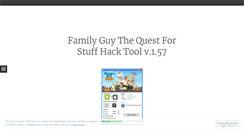 Desktop Screenshot of familyguythequestforstuffcheat.wordpress.com