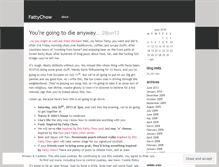 Tablet Screenshot of fattychow.wordpress.com