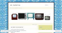 Desktop Screenshot of okkaterina.wordpress.com