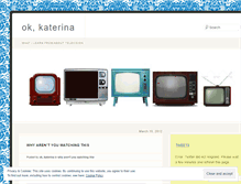 Tablet Screenshot of okkaterina.wordpress.com