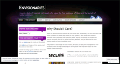 Desktop Screenshot of envisionaries.wordpress.com